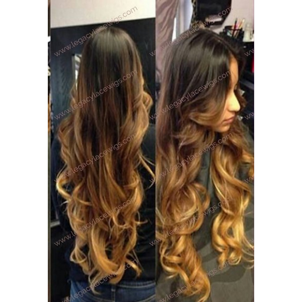Austin Wig Ombre Long Curly