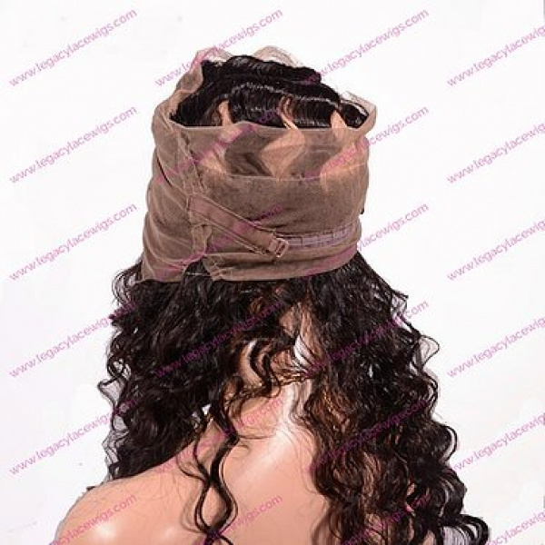 360 Lace Frontal Wigs Loose Deep Wave Human Hair Wig